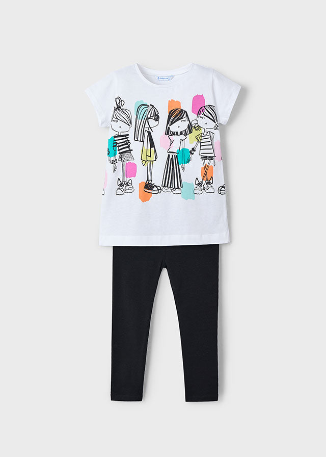 Completo leggings caviglia - 3713