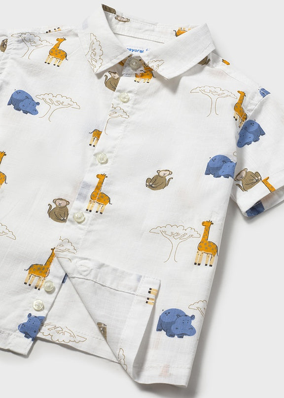 Camicia m/c  stampata - 1114