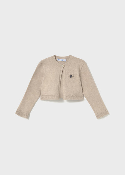 Cardigan tricot basico girocollo - 302