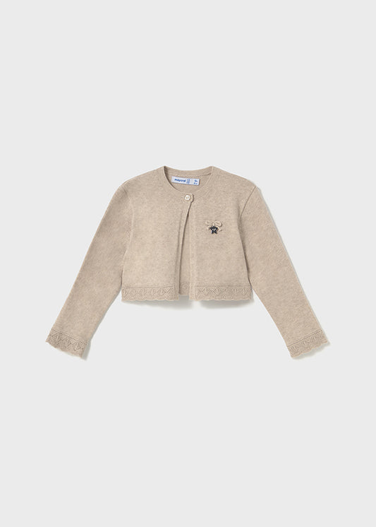 Cardigan tricot basico girocollo - 302
