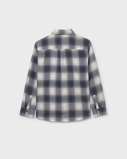 Camicia m/l quadri flanella - 7108G